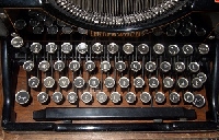 A Writer's ATC Series - #3:  Typewriter