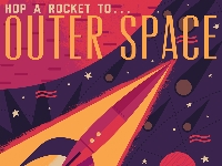 Outer-Space on a Postcard