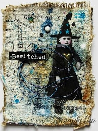 AACG:  Vintage Witch ATC