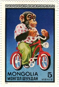 MPU: Handmade bookmark with weird postage stamp