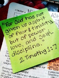 CSG - 7 Days of Bible Verses - on Post It Notes!!