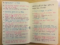 Travelling Journal of Lists #1
