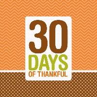 TCHH~ 30 Days of Thankfulness