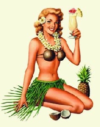 ROLO - Tropical Pin Up Girl