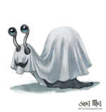 Monster Mania Mail Art Series: #9 Ghost