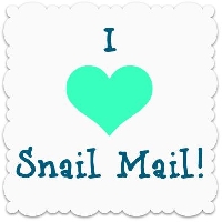 I love Snail-mail supplies #1