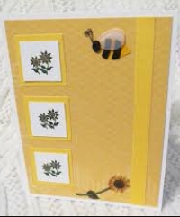 inches Handmade Greeting Card - theme yellow