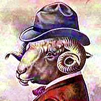 ATCs of ANIMALS wearing HATS