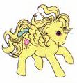 My Little Pony ATC Swap Series 3 Yellow