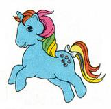 My Little Pony ATC Swap Series 5 Blue