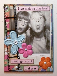 Vintage Photo Booth Picture ATC