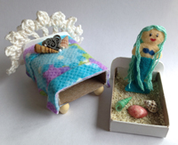 MLU: Mermaid Matchbox Bed & Doll