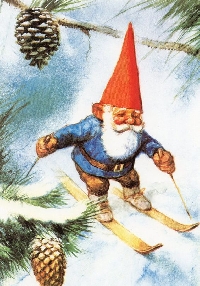 VC: Vintage Nature with a Gnome, Elf or Fairy