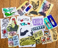 HCSI:  Stamped stickers