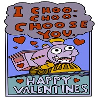 INT - I Choo Choo Choose you Valentine & Treat