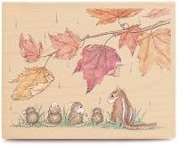 Autumn Mice Postcard Swap International