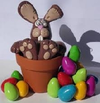 chocolate and bunny hop