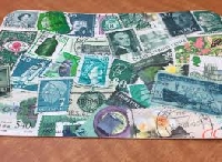 USAPC: Handmade Stamped Post card