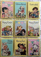 9 Little Pockets - Vintage Easter