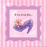 CQ: If the shoe fits Handmade Post Card