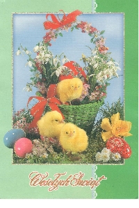 CHWH: Easter Greeting Card and 3 Postcards
