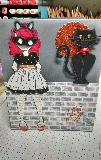 CQ: Julie Nutting Doll Kitty Cat Themed Tag - USA 