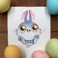 One More Quick Easter Card Swap - USA