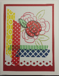 SS:  Handmade Washi Card and Matching Envie (INT)