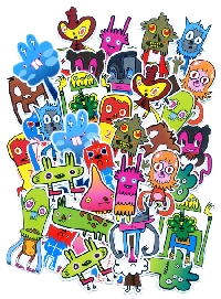 30 Loose Stickers #2
