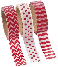 WOW: â€¢ Red Washi Tape Samples â€¢