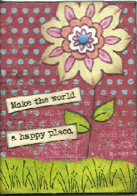 AS Group: Floral themed ATC
