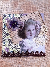 VJP: Journal Page with a Vintage Child