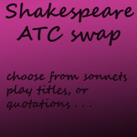 Shakespeare ATC swap