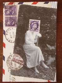 AACG:  Postage Stamp Person ATC