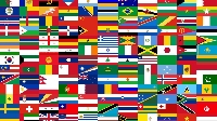 Postcard with flag of your country Intl #1