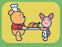Thanksgiving menu Postcard