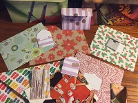 Bunches of Homemade Envelopes