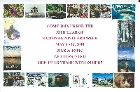 National Postcard Week May 6-12, 2018  5 partners 