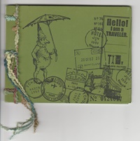 Rubber Stamp Image Traveling Book - Round #34