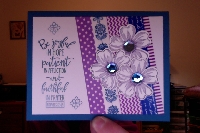 CF: Washi + Flowers Card