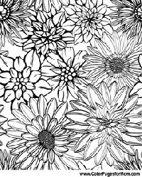 Colouring Page #2 - Flowers