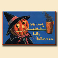 C.I. ~ Halloween Postcard