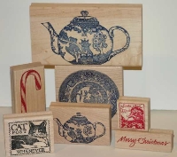 3pc rubber stamps