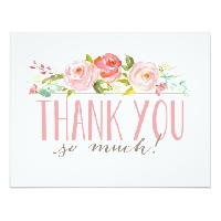 Thank You Cards for Thanksgiving (USA)