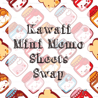 Kawaii Mini Memo Sheets Swap USA #5