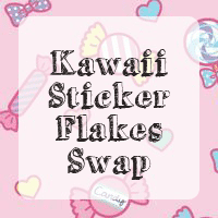 Kawaii Sticker Flakes Swap USA #11