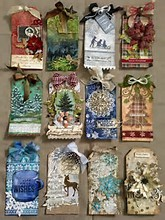 Build a Mixed Media Tag Journal #11 Winter