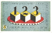 POSTCARD WITH NUMBERS