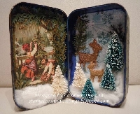 AACG: Vintage Christmas Altered Altoid Tin