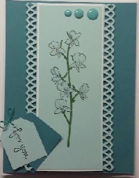 SS: Handmade Card with Decorative Border (USA)